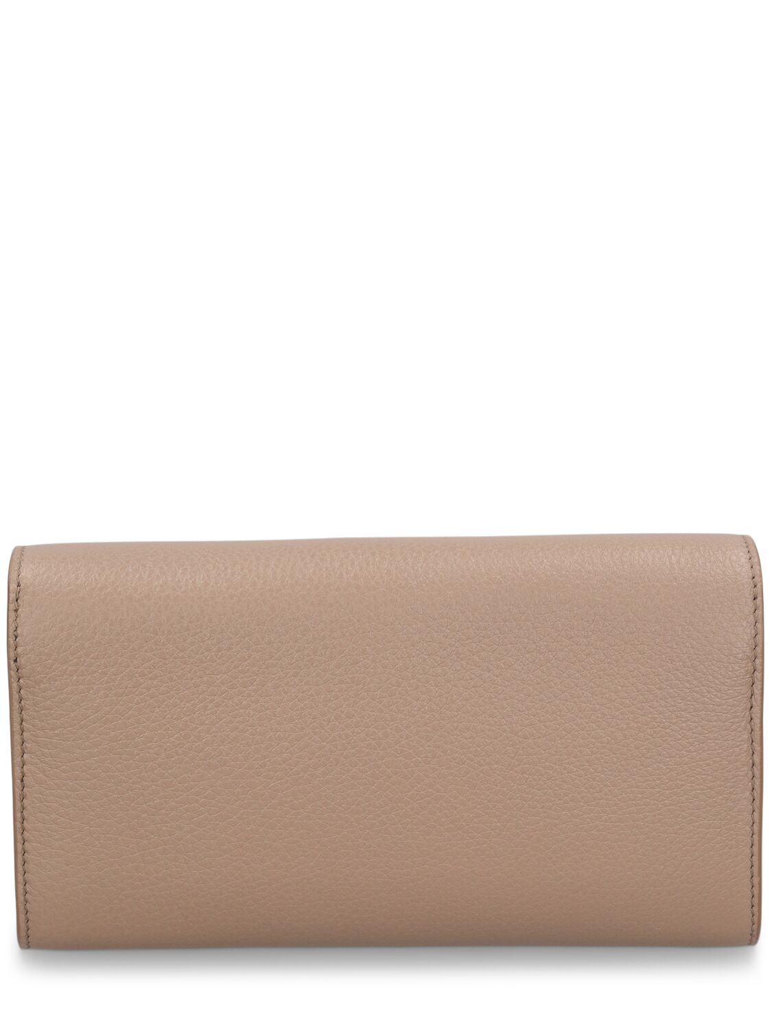 The Row Sofia Continental Leather Wallet In Silk Ans