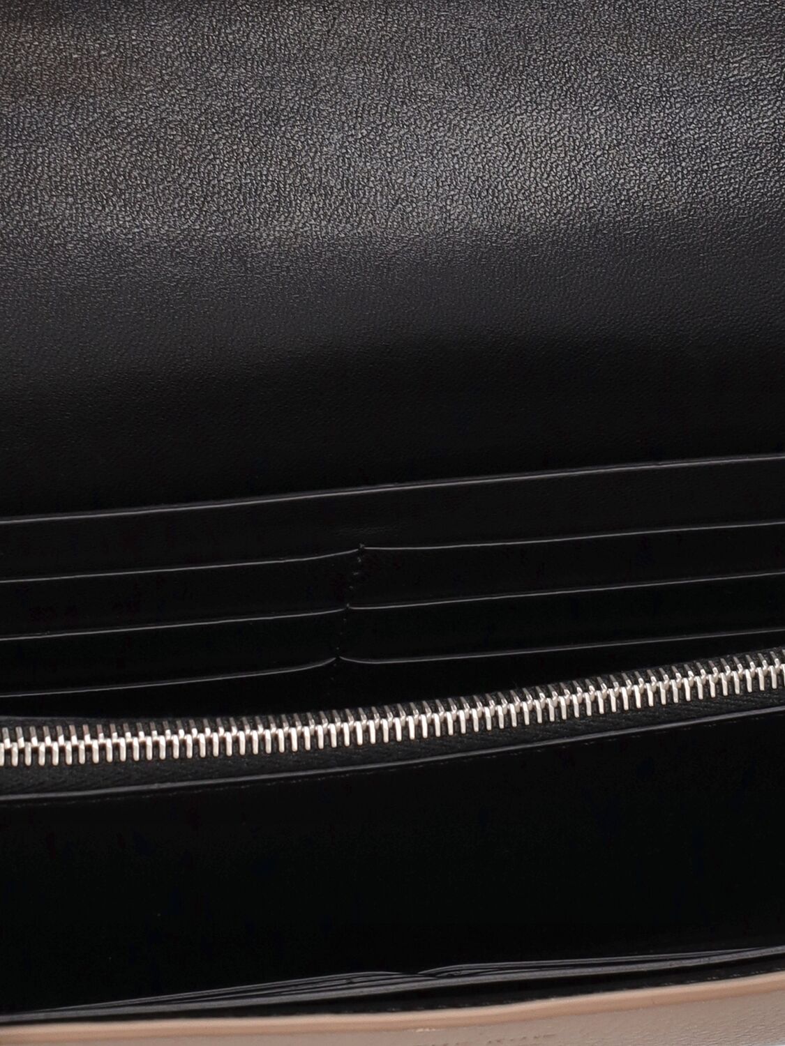 The Row Sofia Continental Leather Wallet In Silk Ans