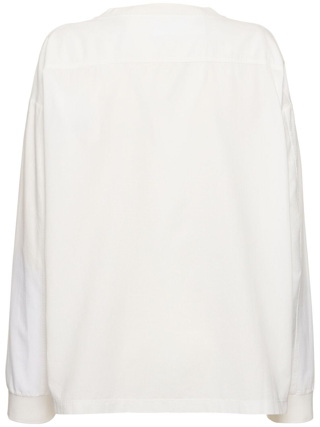 Shop The Row Amira Jersey Crewneck Sweatshirt In White