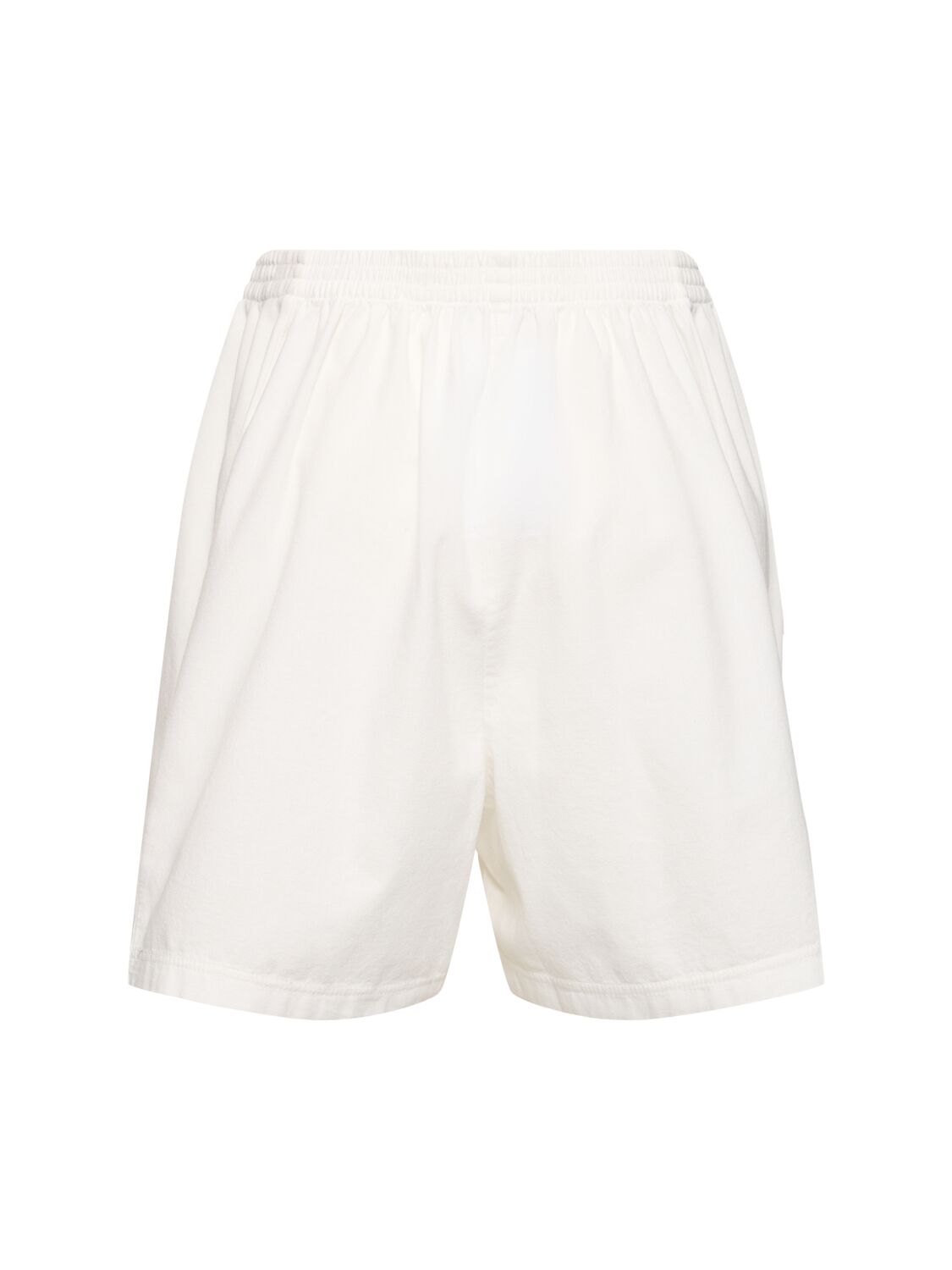 Shop The Row Gunty Cotton Jersey Shorts In White