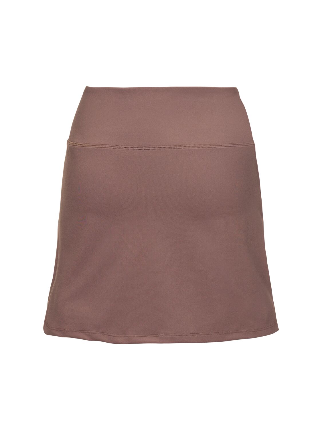 Shop Girlfriend Collective The High Rise Skort In Brown