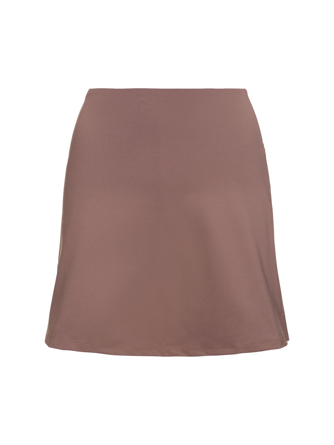 Girlfriend Collective The High Rise Skort In Brown