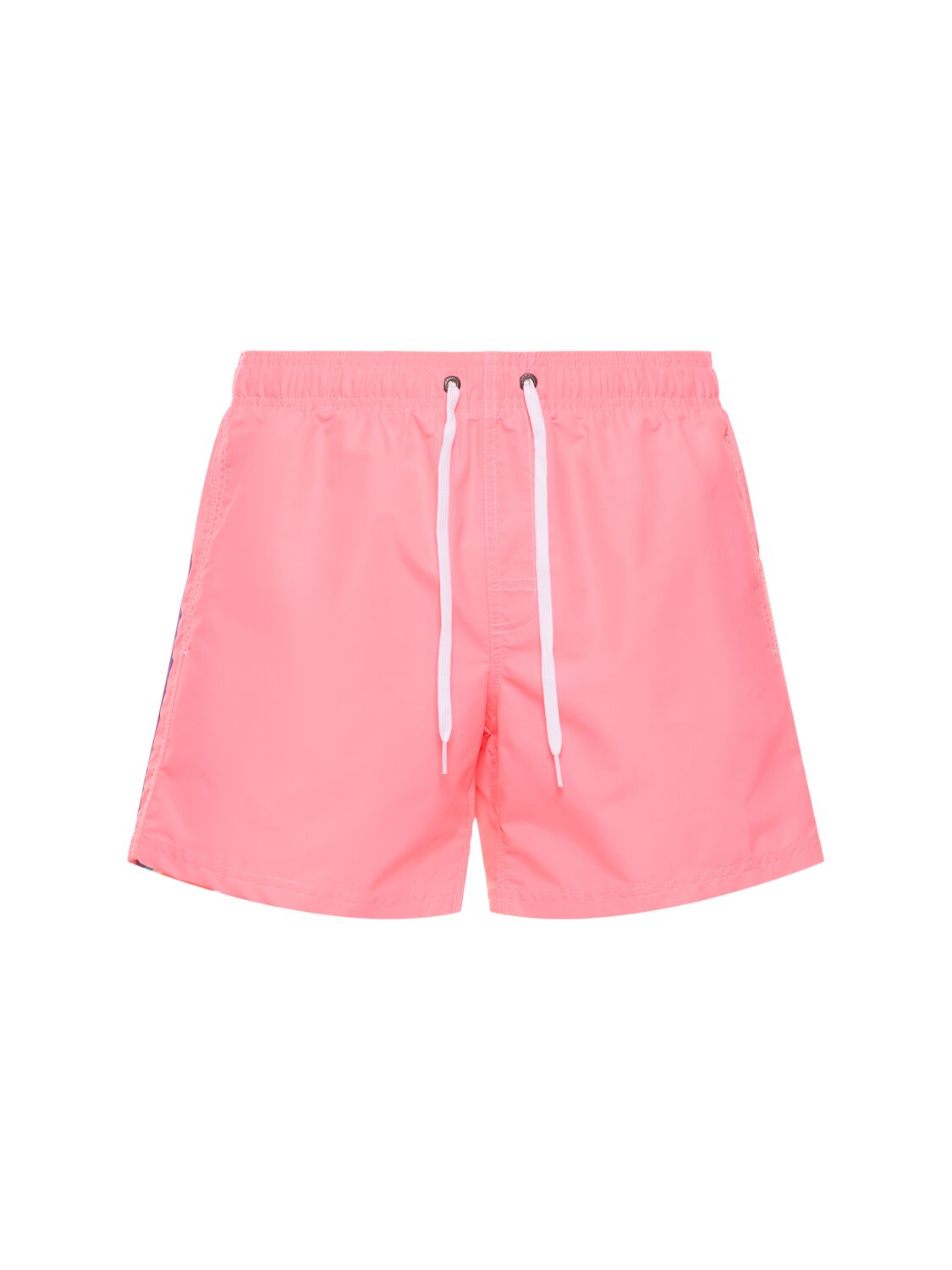 Sundek Stretch Waist Nylon Swim Shorts In 핑크
