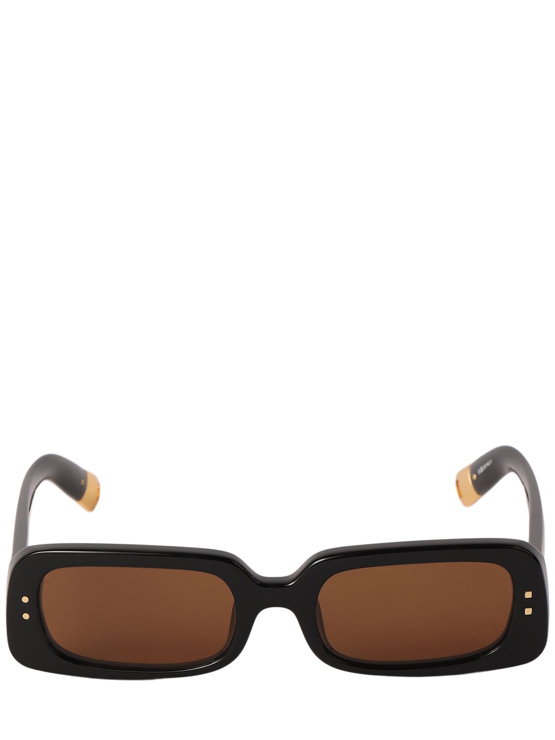 Jacquemus Les Lunettes Azzuro Sunglasses In Black