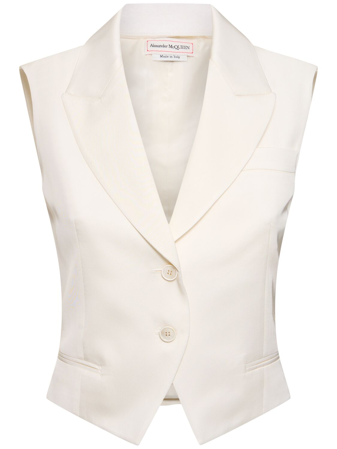 Image of Tailored Viscose Vest