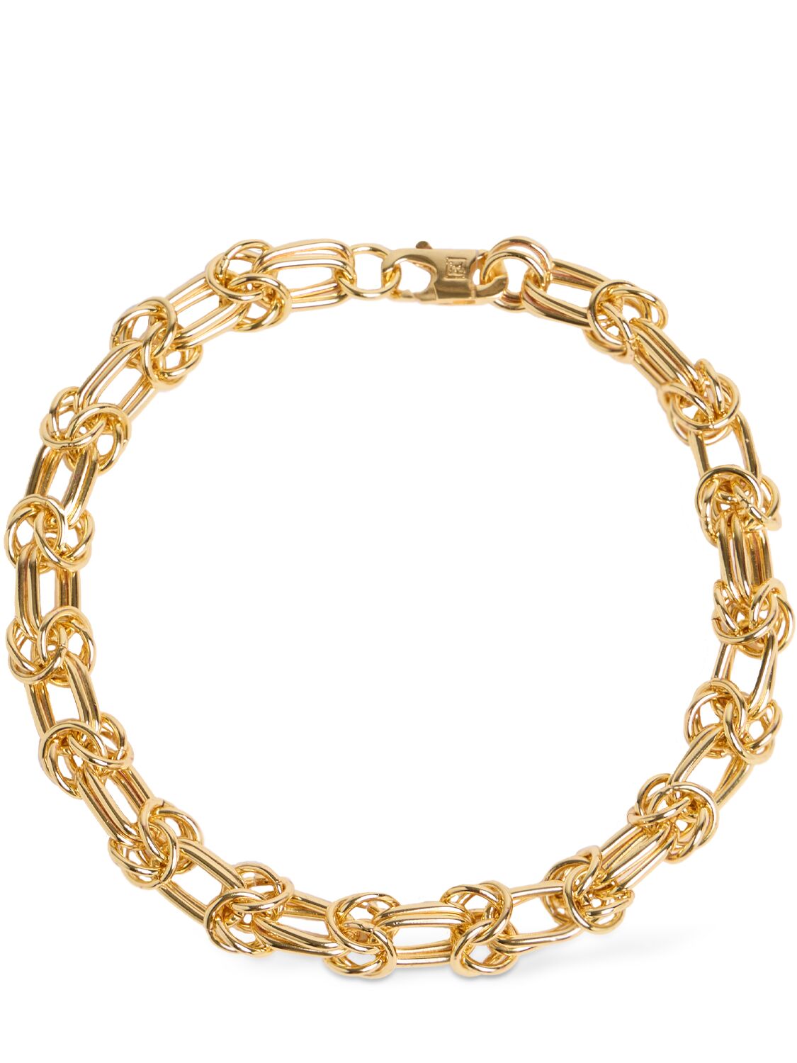 Federica Tosi Lace Cecile Chain Necklace In Gold