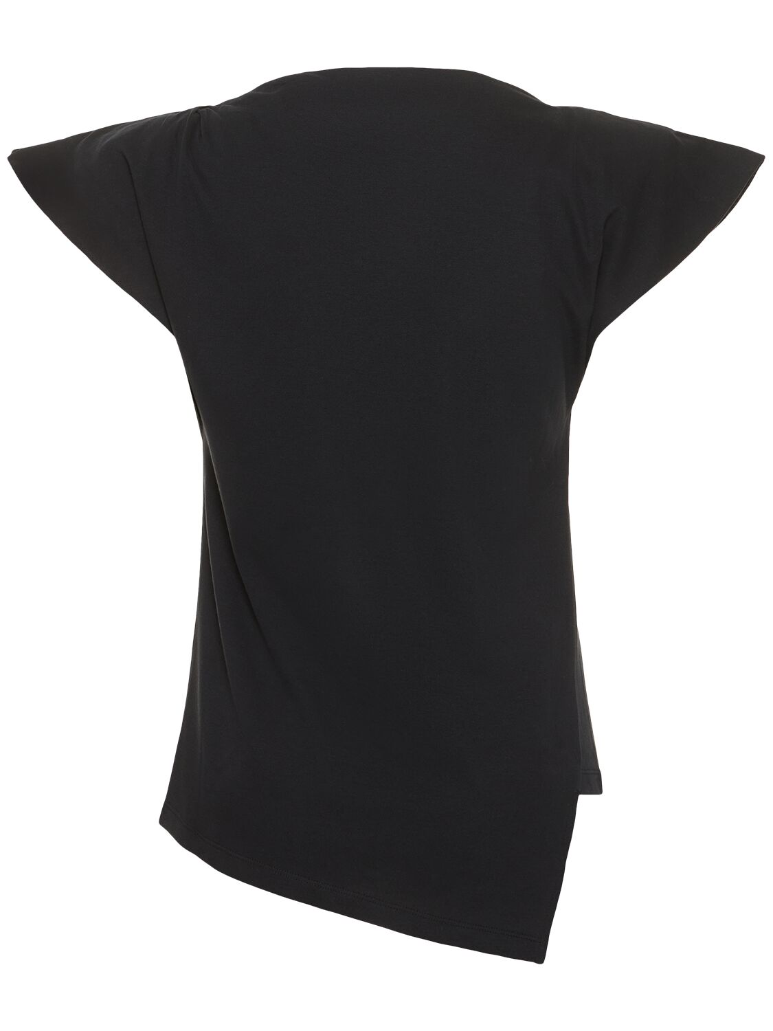 Shop Isabel Marant Sebani Cotton Jersey T-shirt In Black