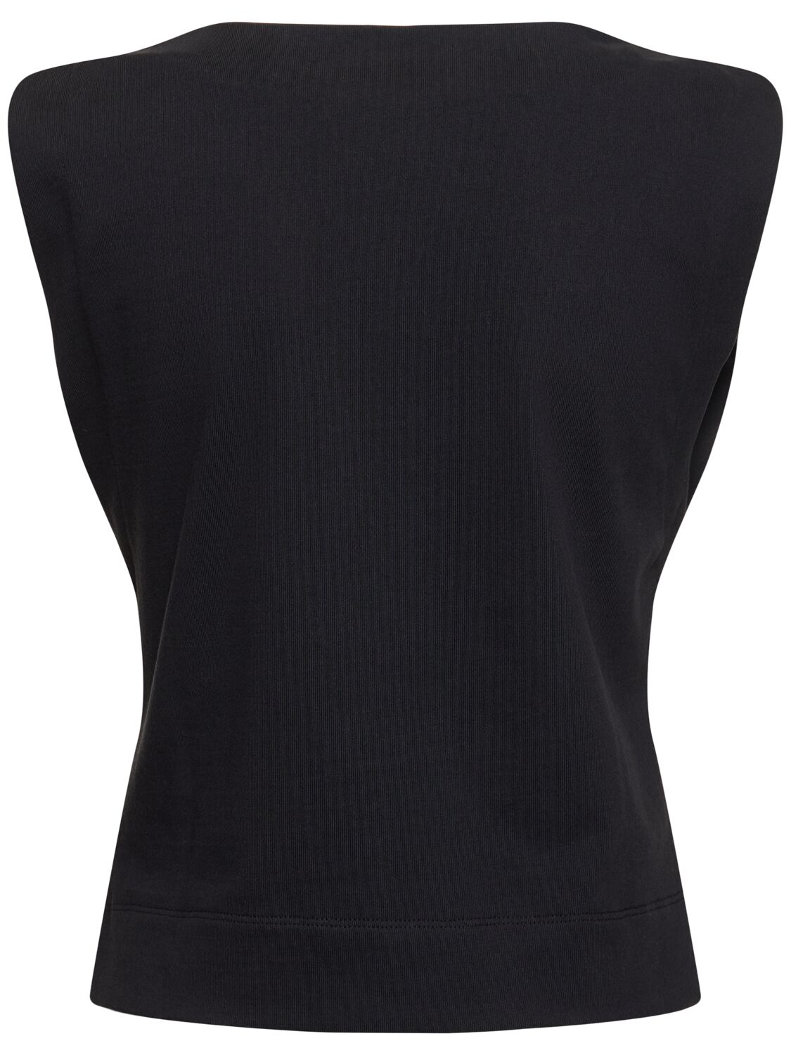 Shop Soeur Amanda Cotton T-shirt In Black