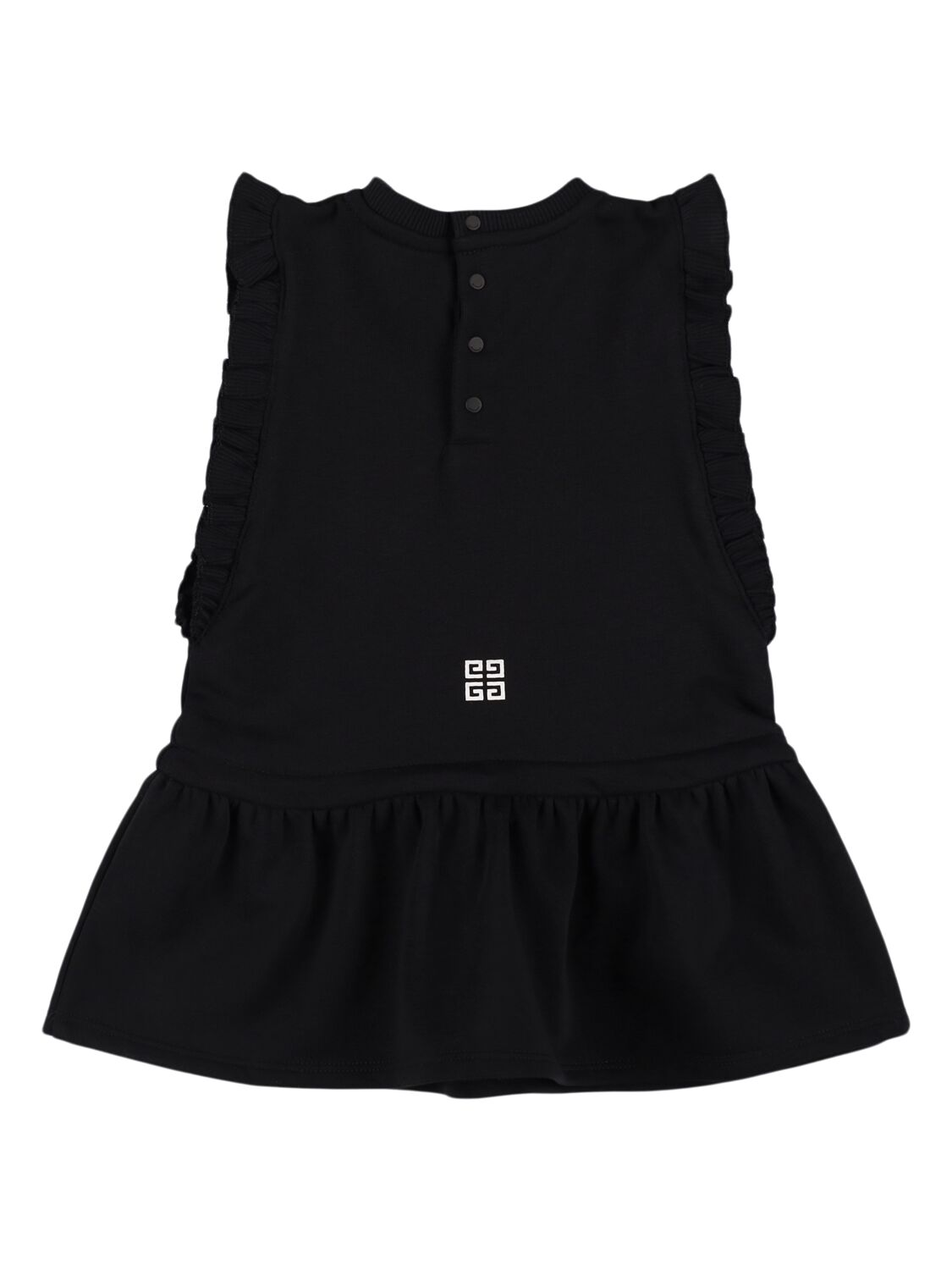 Shop Givenchy Cotton Blend Dress In Black