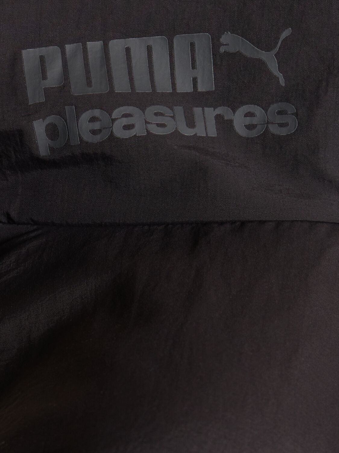 Shop Puma Pleasures Logo Track Jacket In  Black