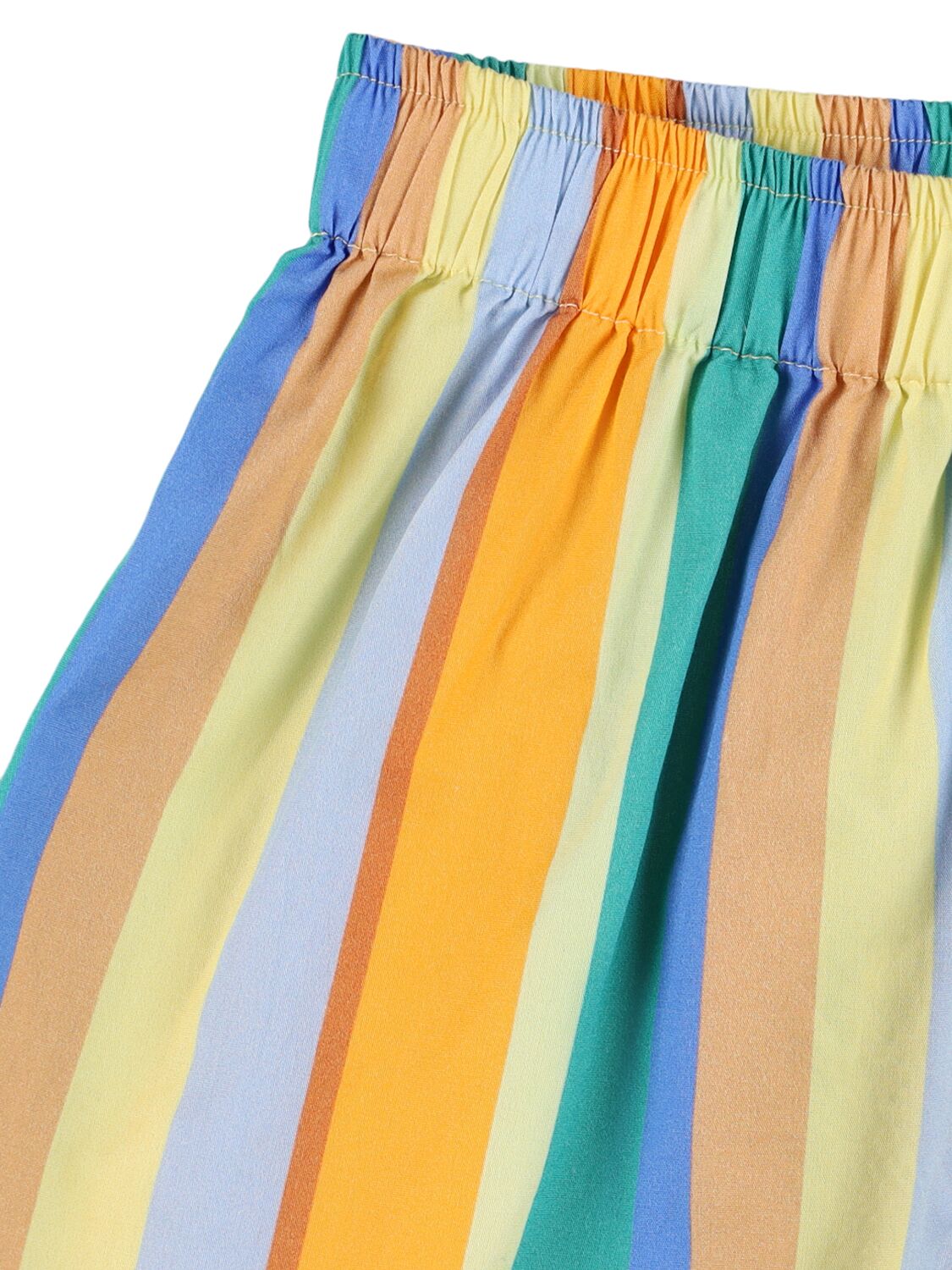 Shop Tiny Cottons Striped Cotton Shorts In Multicolor