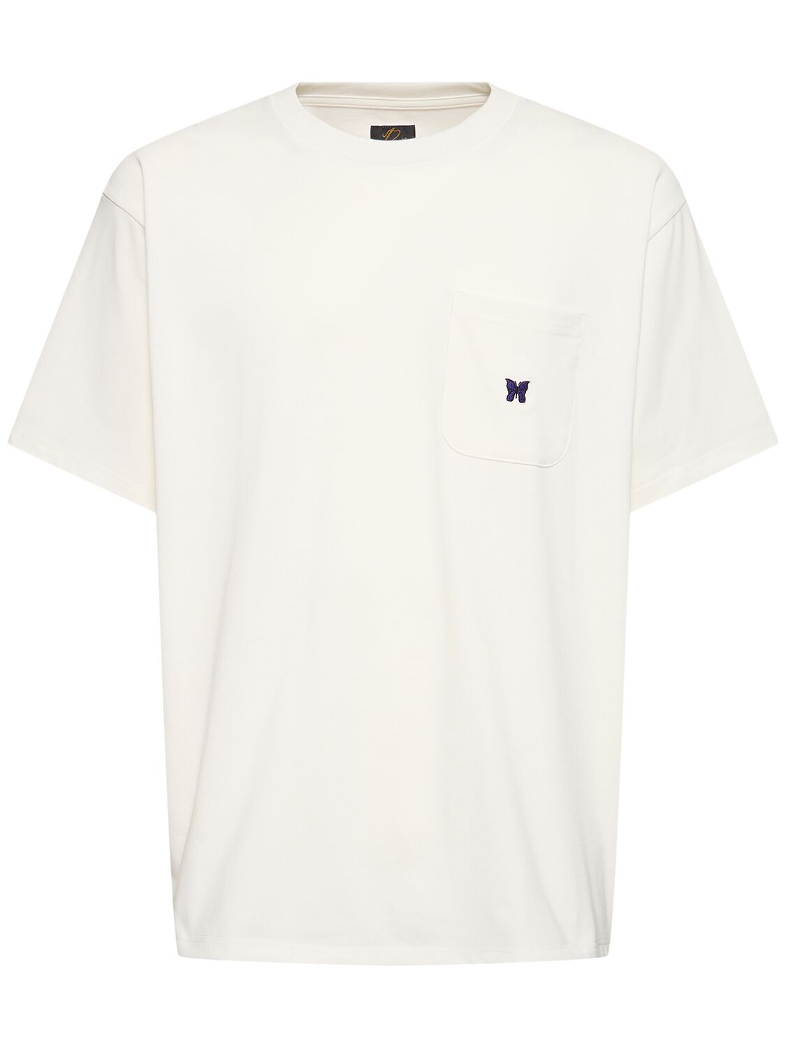 Shop Needles Poly Jersey Logo T-shirt In A-white
