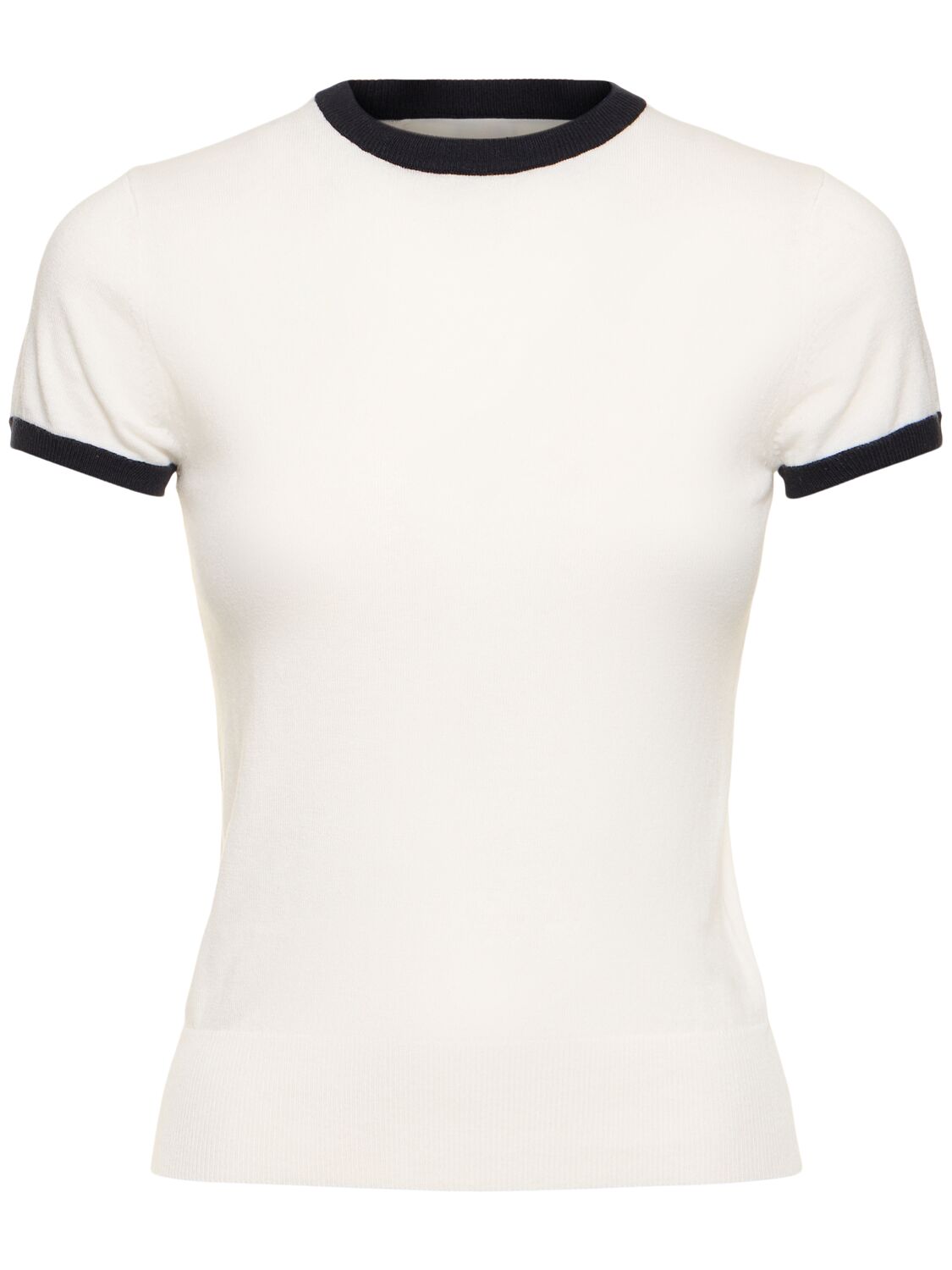Extreme Cashmere Chloe棉质羊绒t恤3件套装 In White