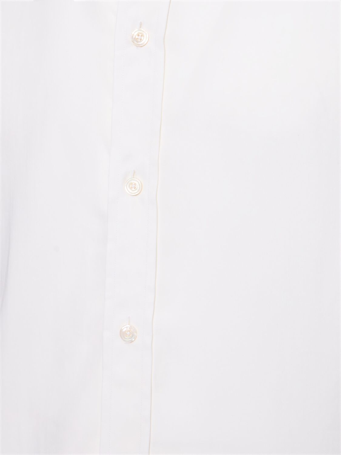 Shop Tom Ford Slim Fluid Silk Blend Shirt In Ivory