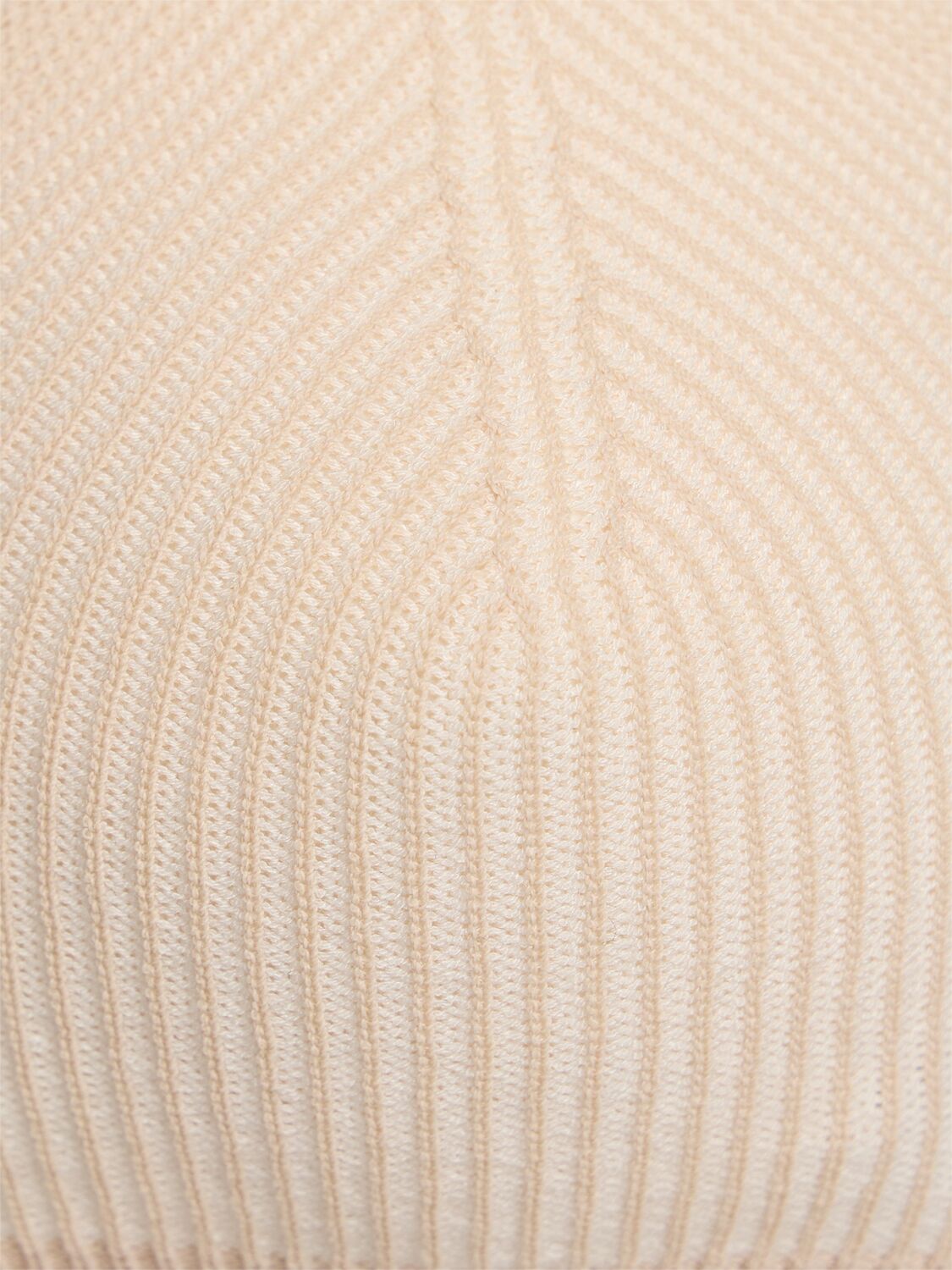 Shop Jacquemus Le Bandeau Pralu Rib Knit Bra Top In Light Beige