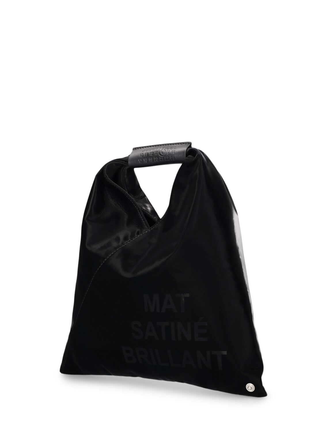 Shop Mm6 Maison Margiela Mini Japanese Faux Leather Bag In Black
