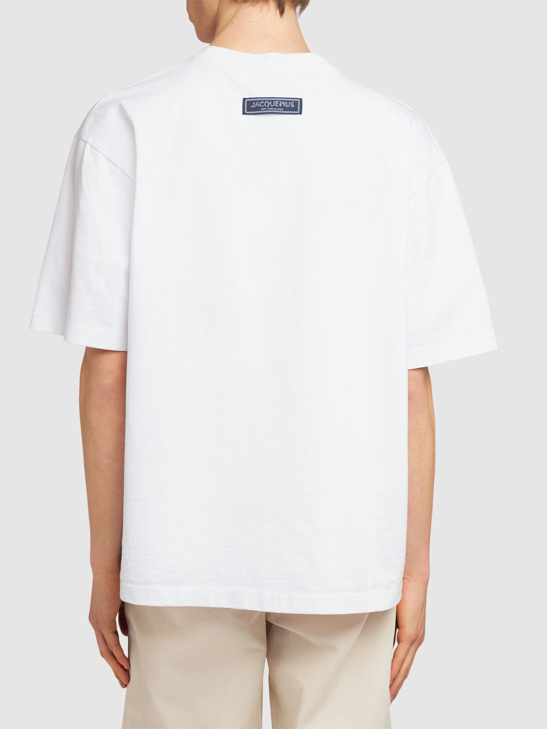 Shop Jacquemus Printed Cotton T-shirt In Print Capri Car