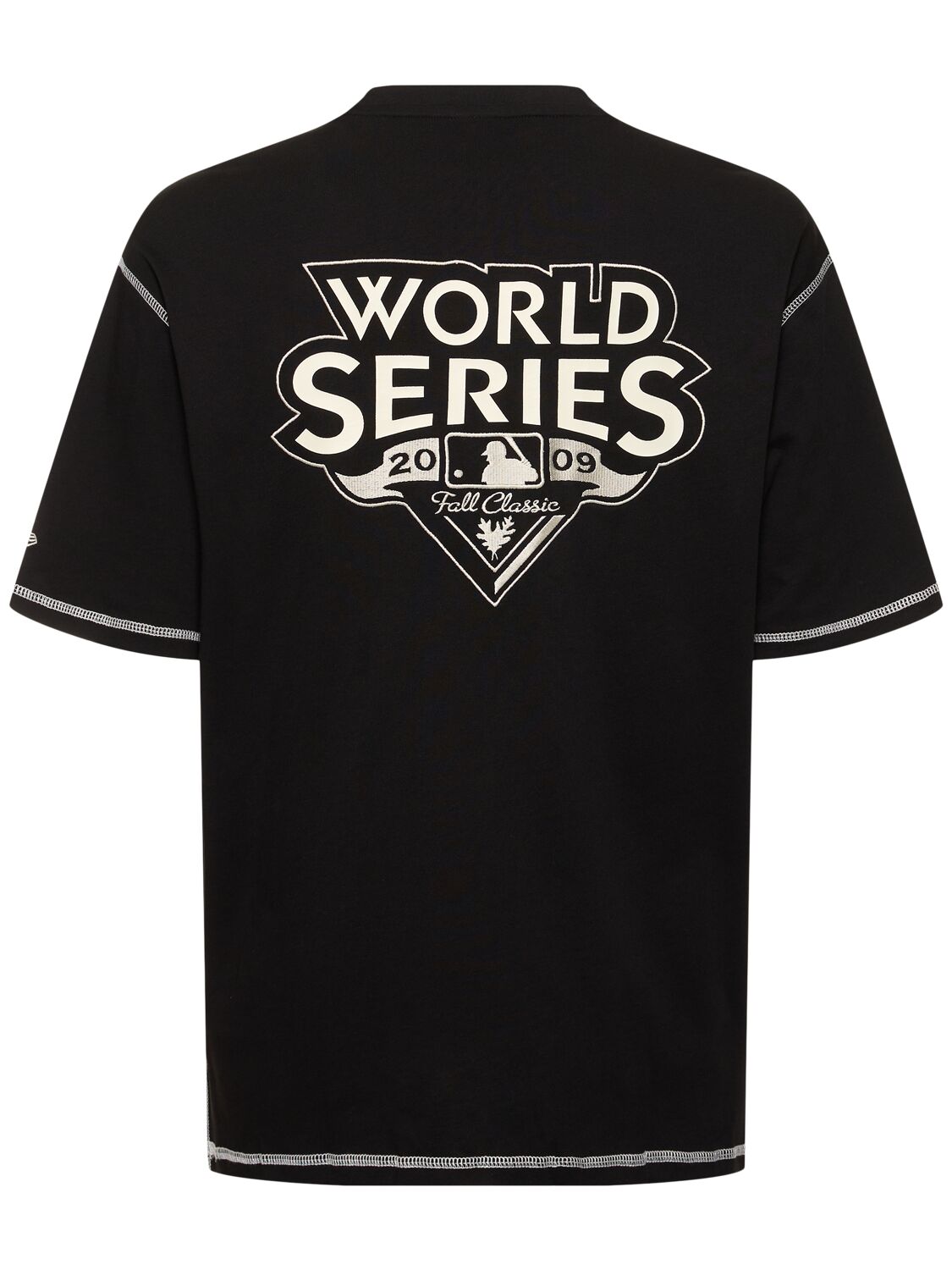 Shop New Era Ny Yankees Mlb Word Series T-shirt In Black,white