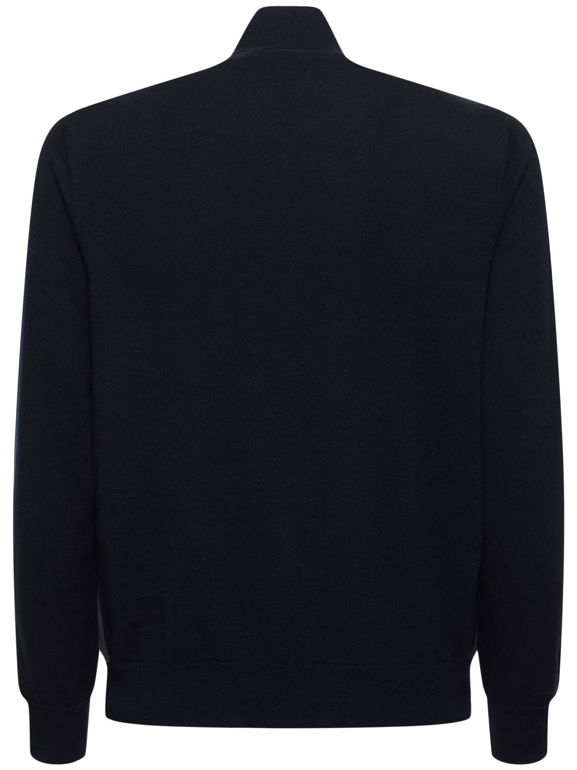 Shop Loro Piana Cashmere & Suede Bomber Jacket In Navy