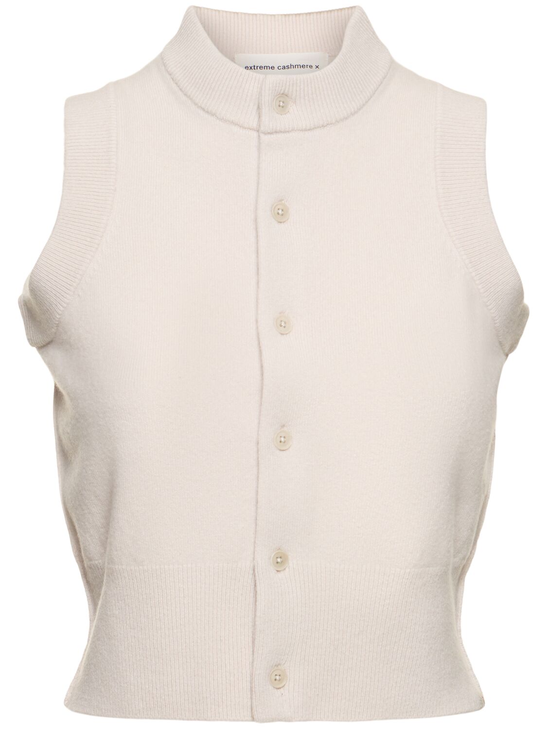 Extreme Cashmere Corset Cashmere Waistcoat In White