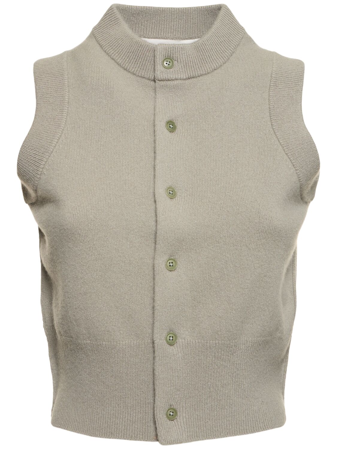 Extreme Cashmere Corset Cashmere Waistcoat In Grey