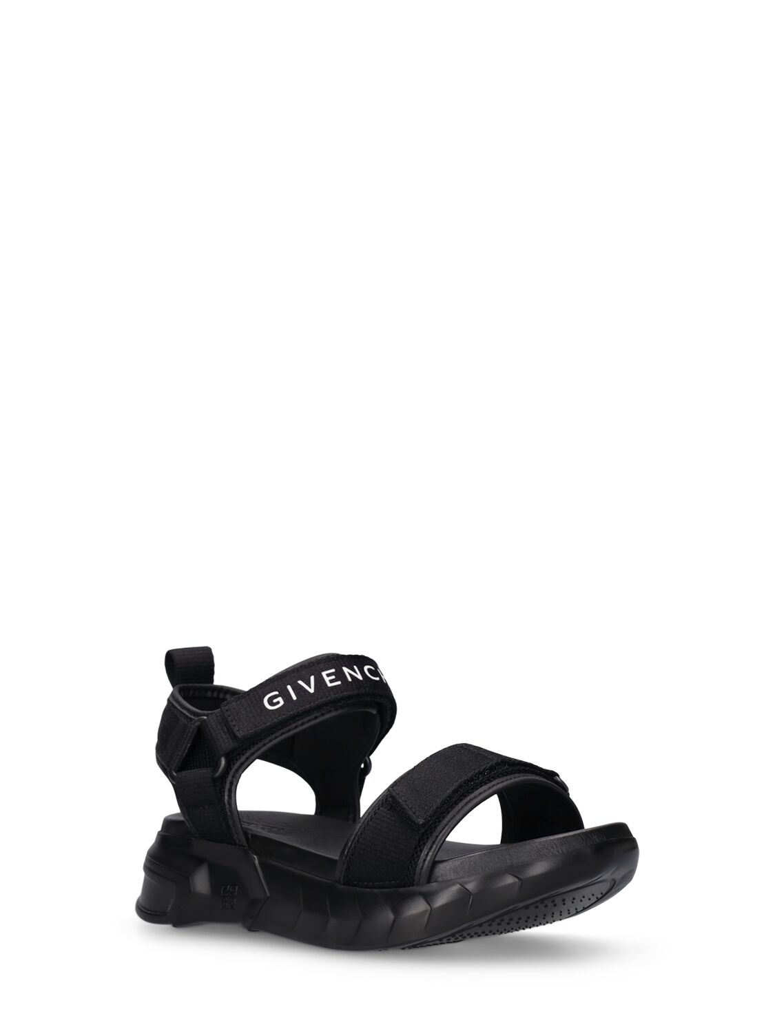 Shop Givenchy Strap Sandals In Black