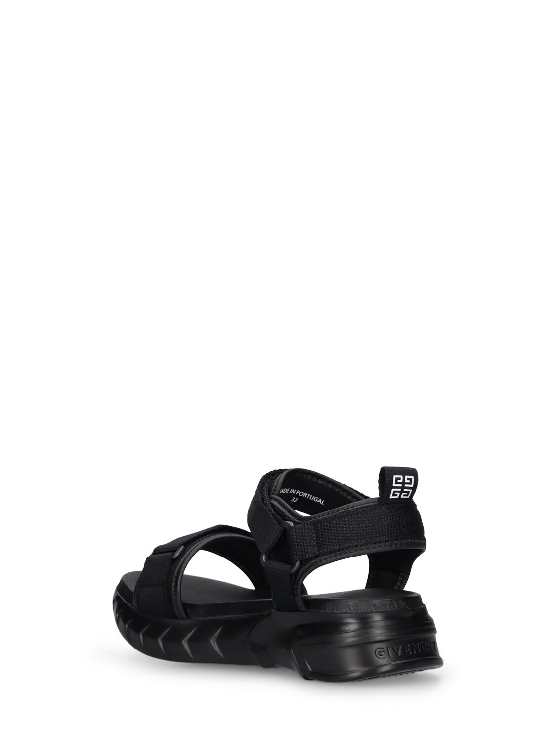 Shop Givenchy Strap Sandals In Black