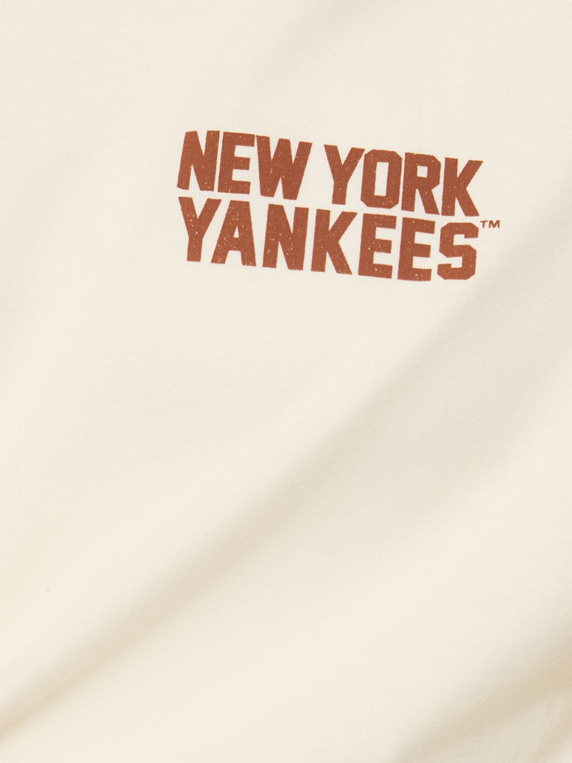 NY YANKEES MLB WORDMARK大廓型T恤