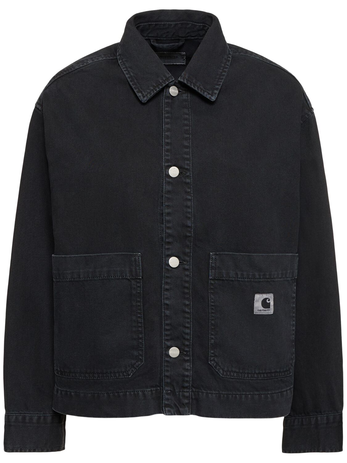 Carhartt Garrison Cotton Jacket In Black