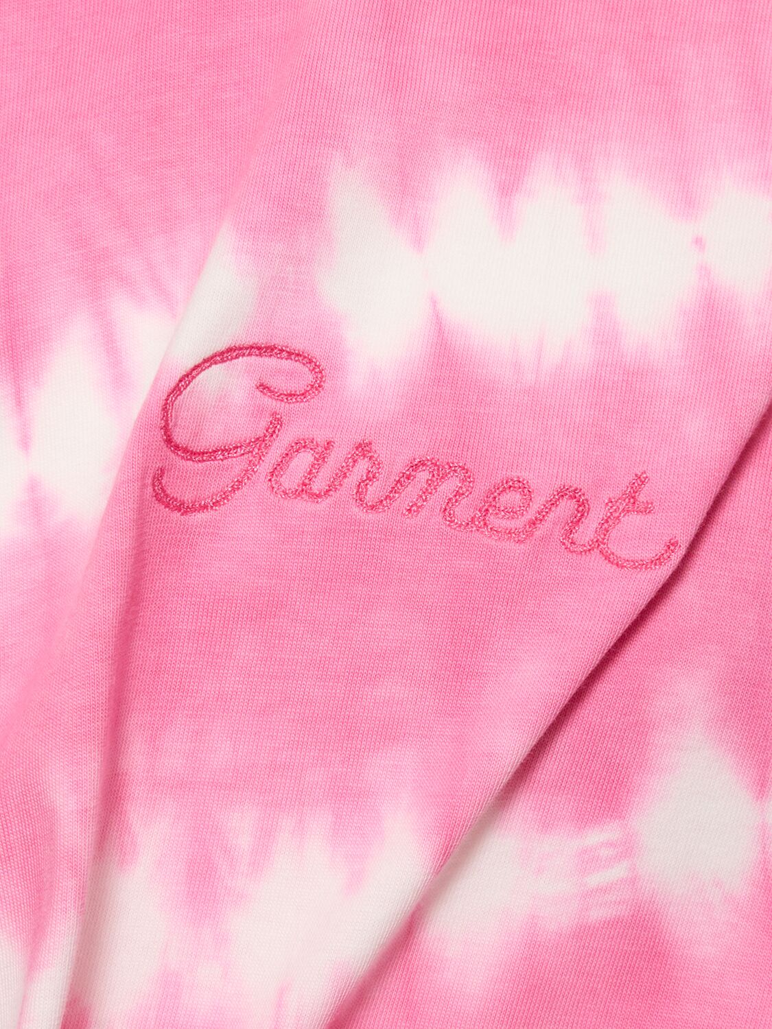 Shop Garment Workshop Shibori Dyed Boxy T-shirt In Pink