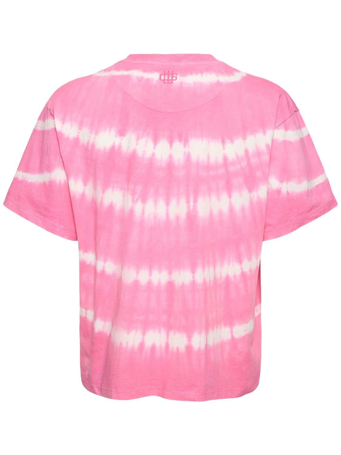 Shop Garment Workshop Shibori Dyed Boxy T-shirt In Pink
