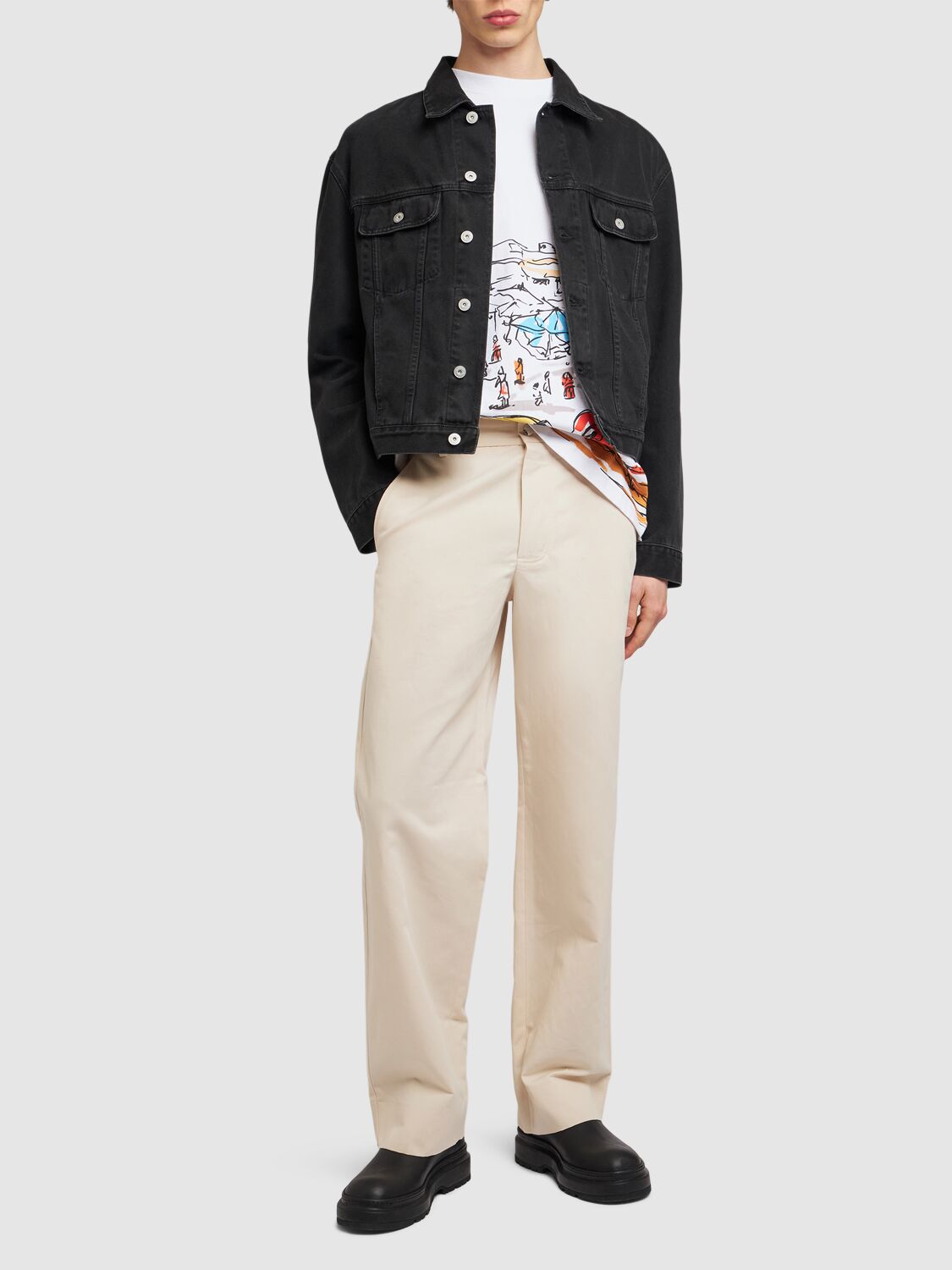 JACQUEMUS LE PANTALON JEAN STRAIGHT FIT 