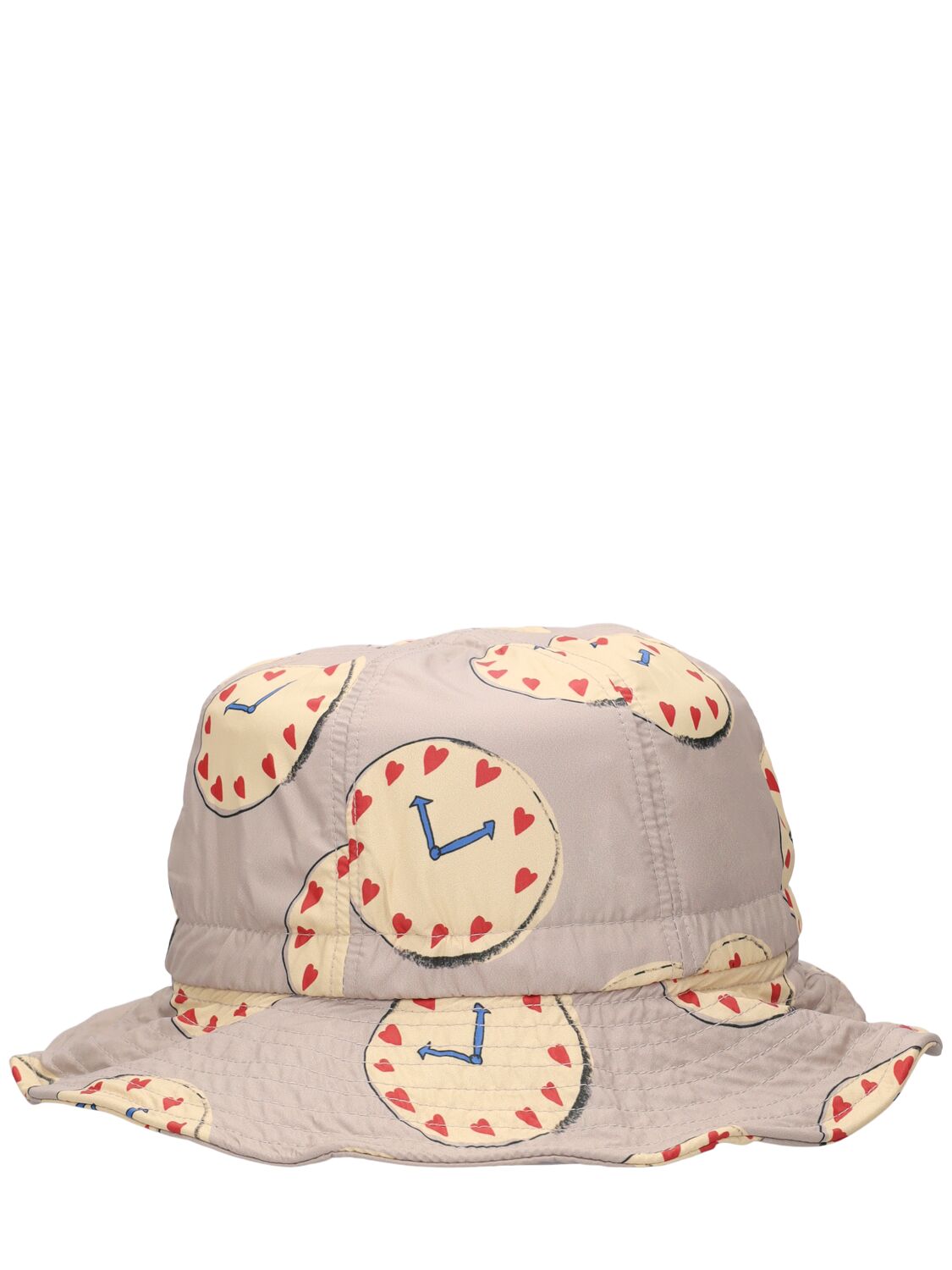 Image of Clock Printed Cotton Bucket Hat