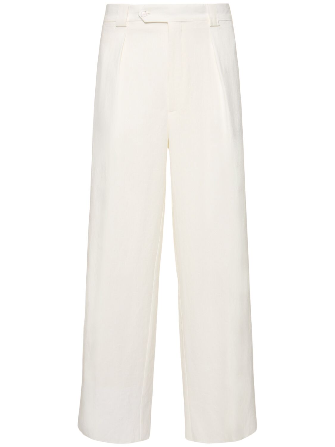 Image of Linen Straight Fit Pants