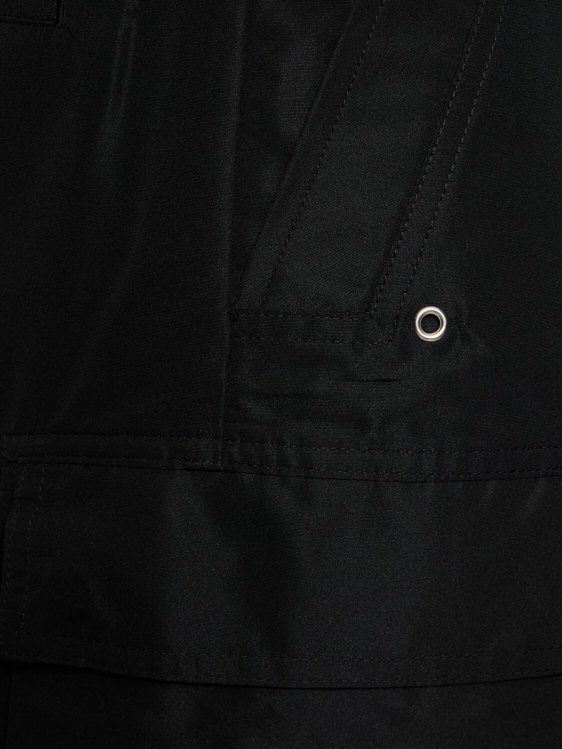 Shop Rick Owens Cargobelas Poly Pants In Black