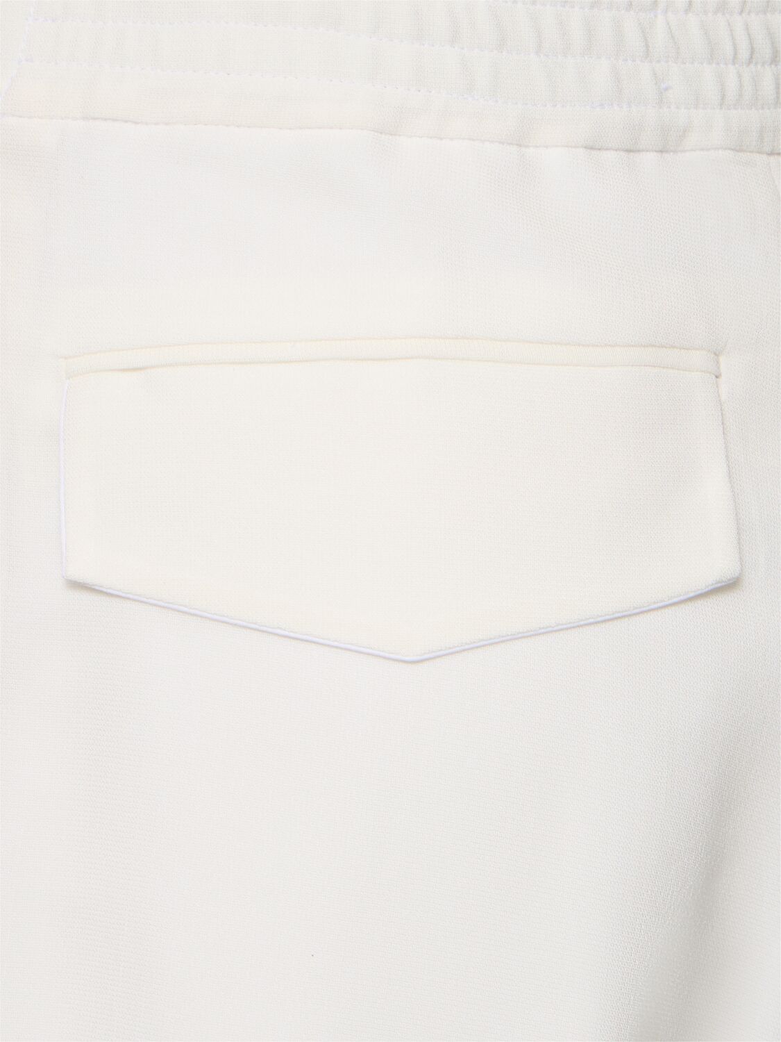Shop Victoria Beckham Straight Viscose Blend Pants In White