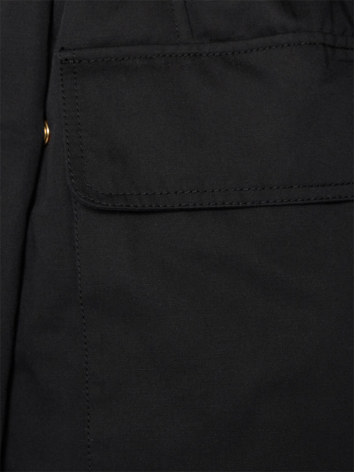 Jacquemus Le Blouson Bari Canvas Jacket In Black