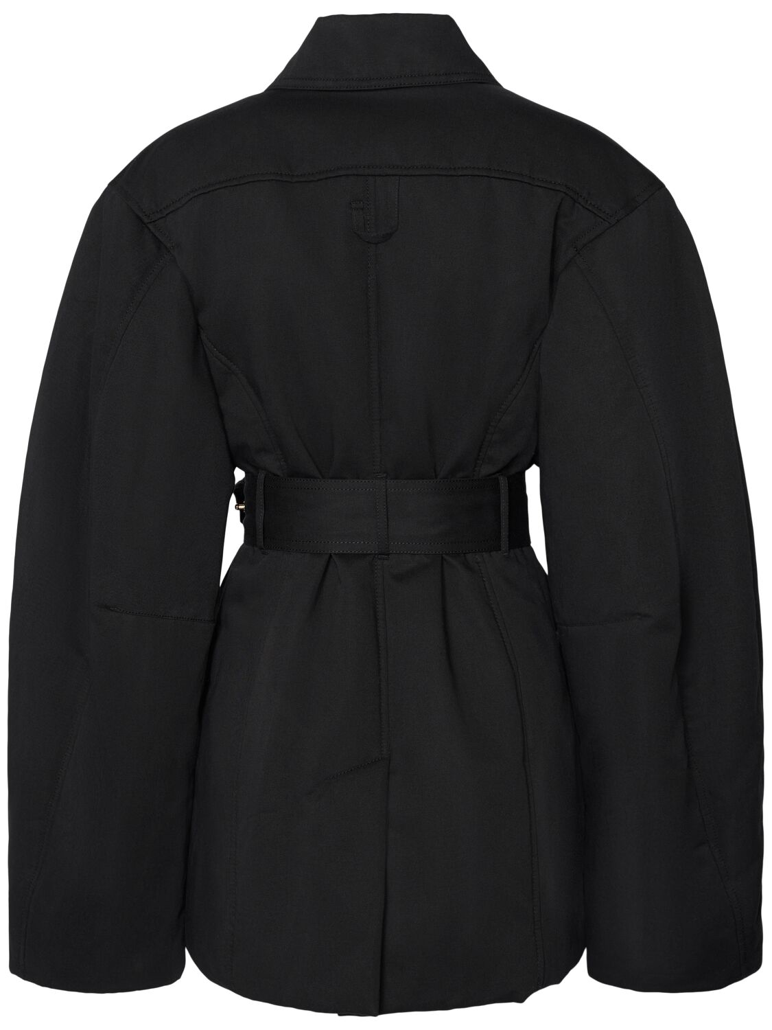 Jacquemus Le Blouson Bari Canvas Jacket In Black