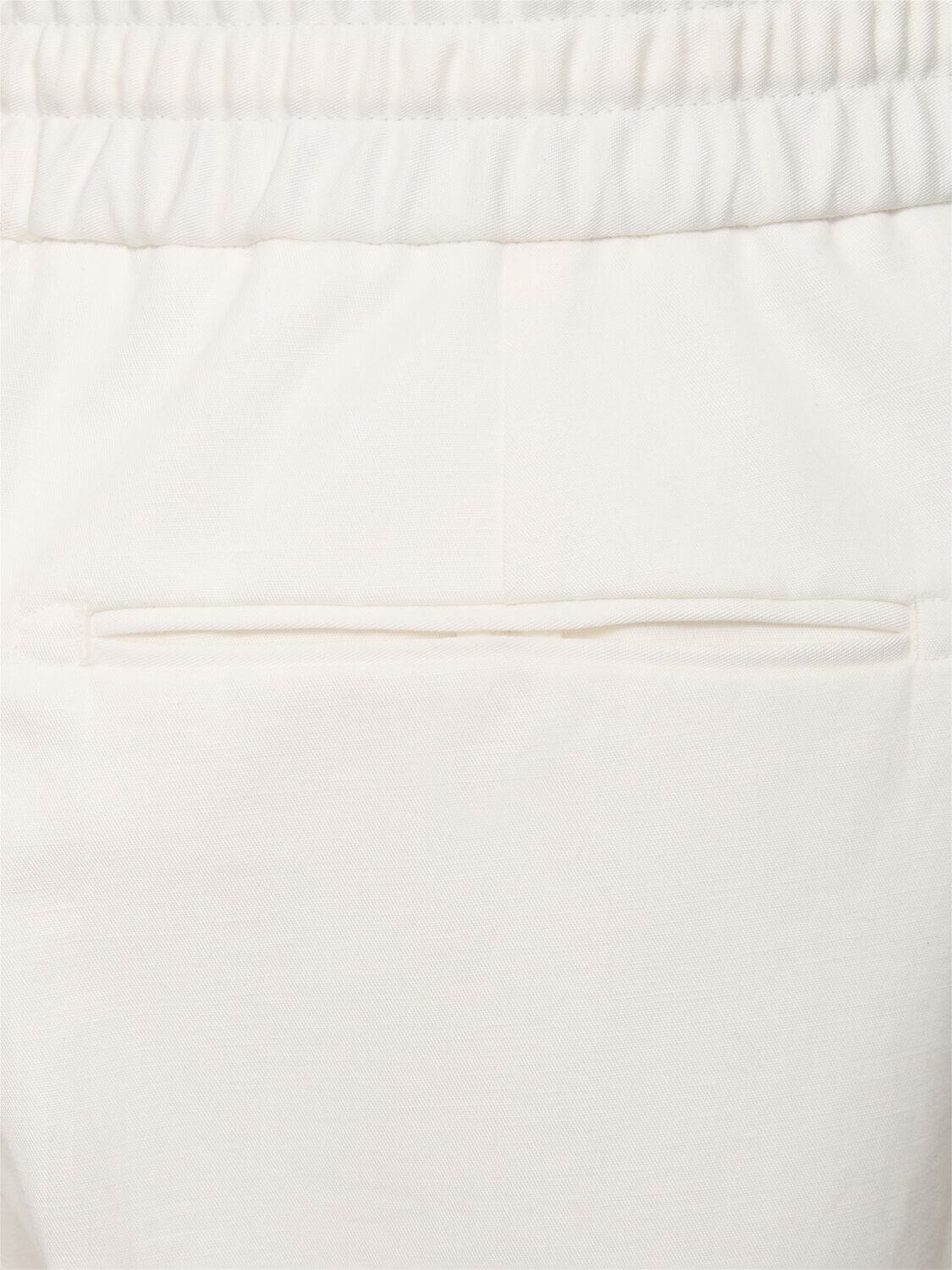 Shop Brioni Asolo Cotton & Linen Sweatpants In Off White