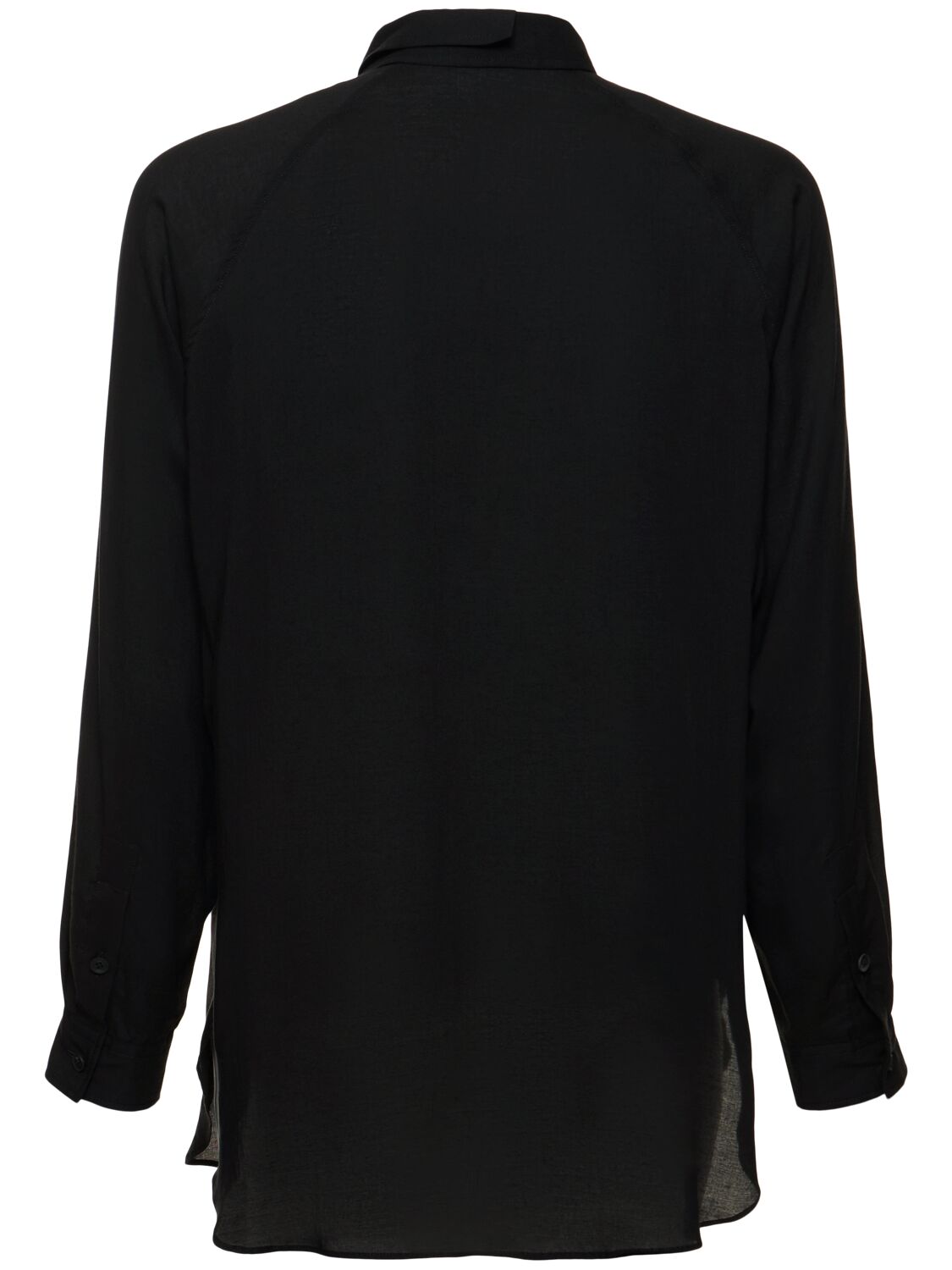 Shop Yohji Yamamoto A-unfixed Shirt In Black