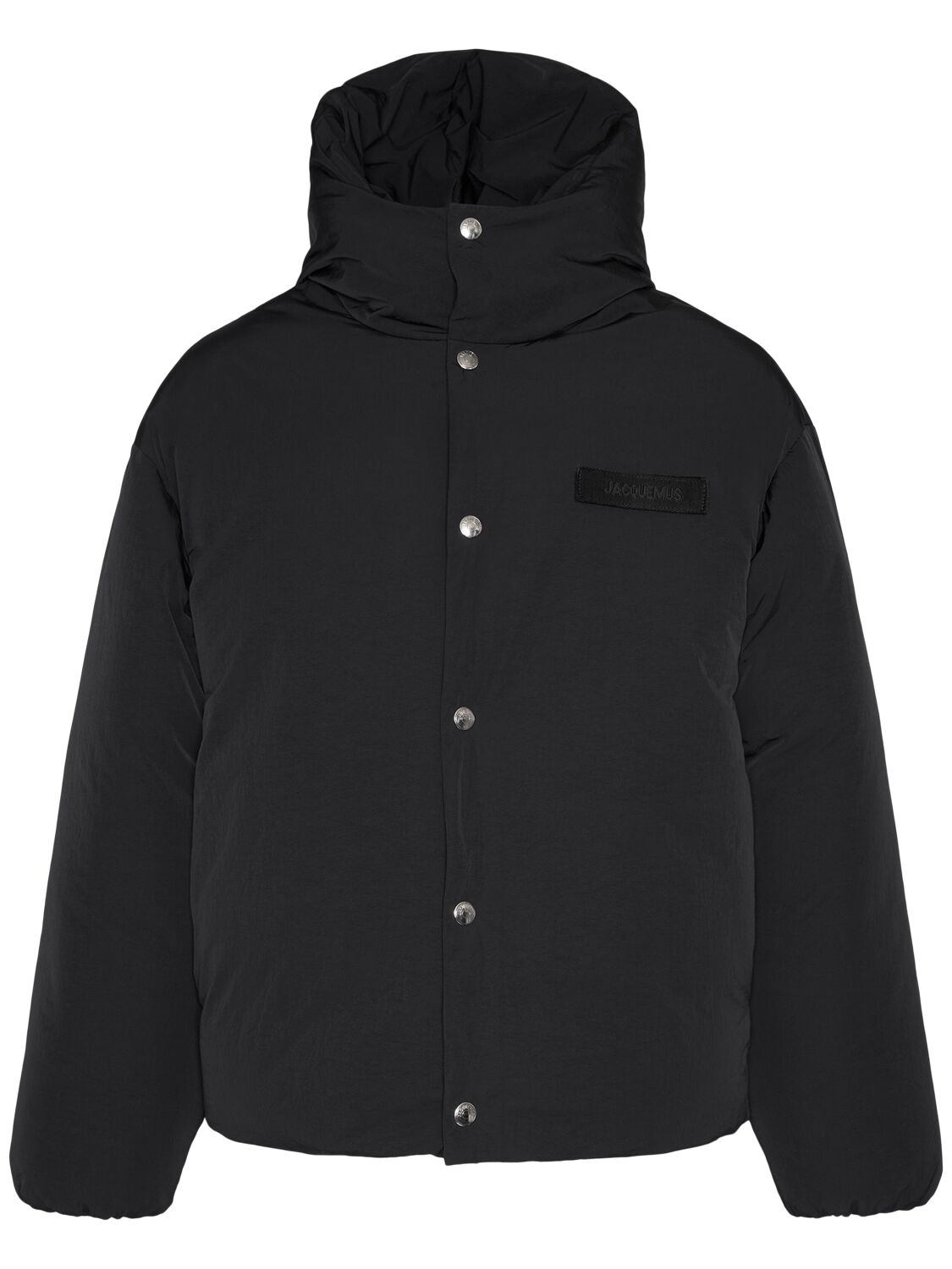 Shop Jacquemus La Doudoune Nylon Down Jacket In Black