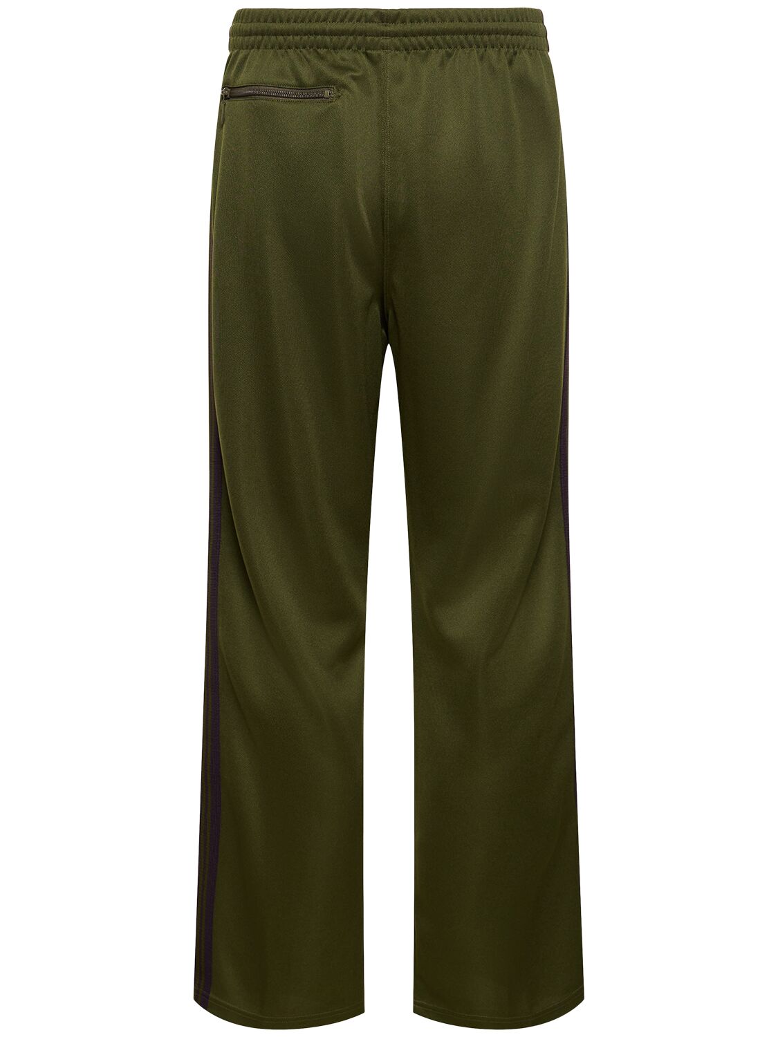 Shop Needles Logo Smooth Poly Track Pants In B-olive