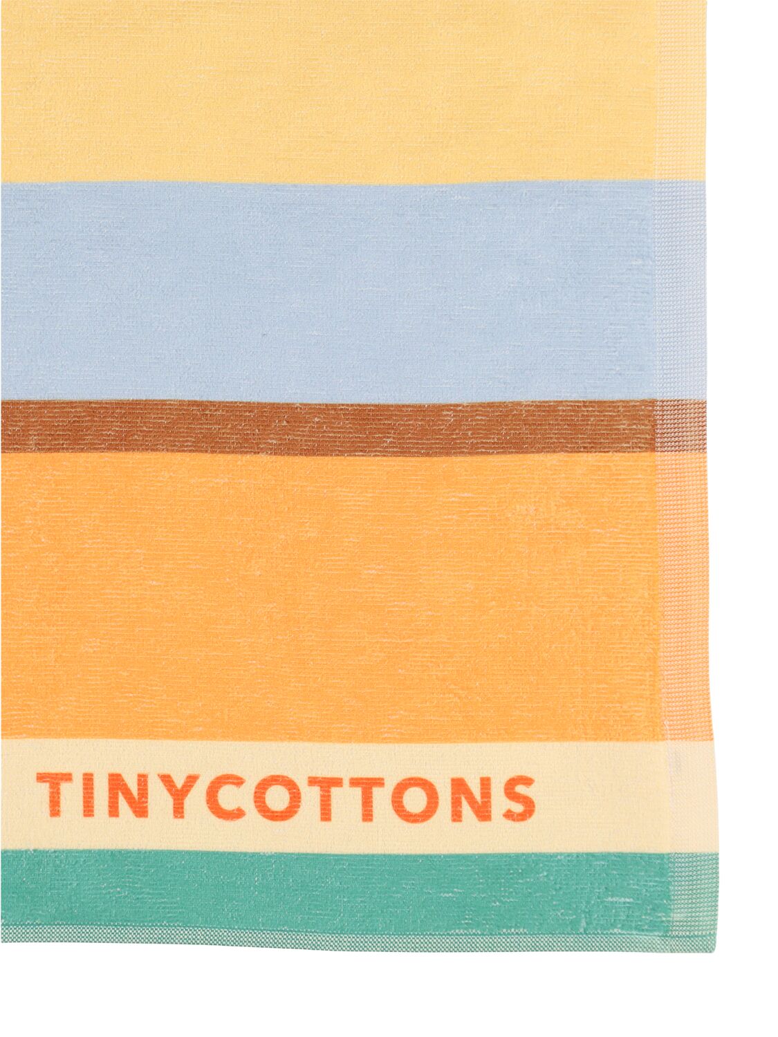 Shop Tiny Cottons Striped Terry Beach Towel In Multicolor