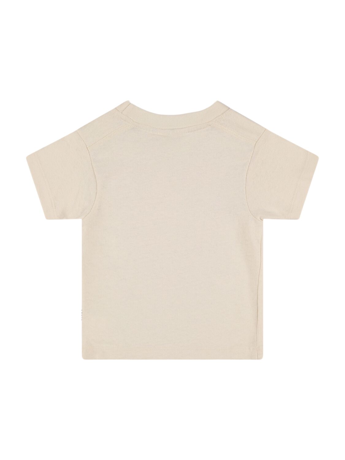Shop Molo Printed Cotton Jersey S/s T-shirt In White