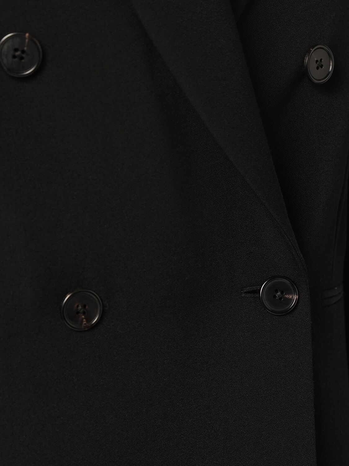 The Row Sandon Grain De Poudre Jacket In Black