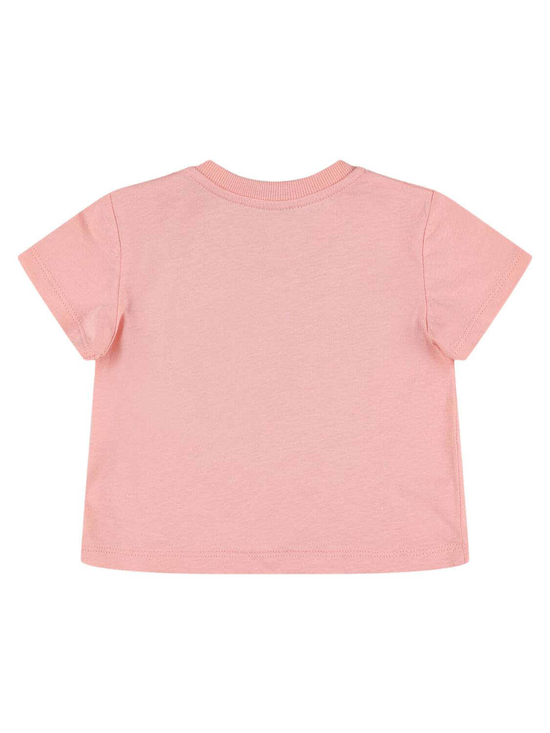 Shop Moschino Cotton Jersey T-shirt In Pink