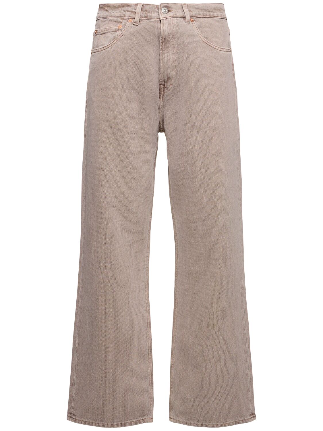 25.5cm Third Cut Cotton Twill Jeans