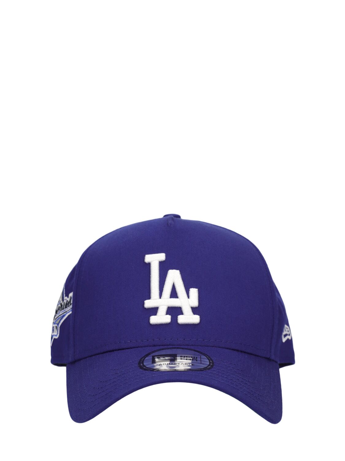 New Era La Dodgers Patch 9forty A-frame Cap In Blue