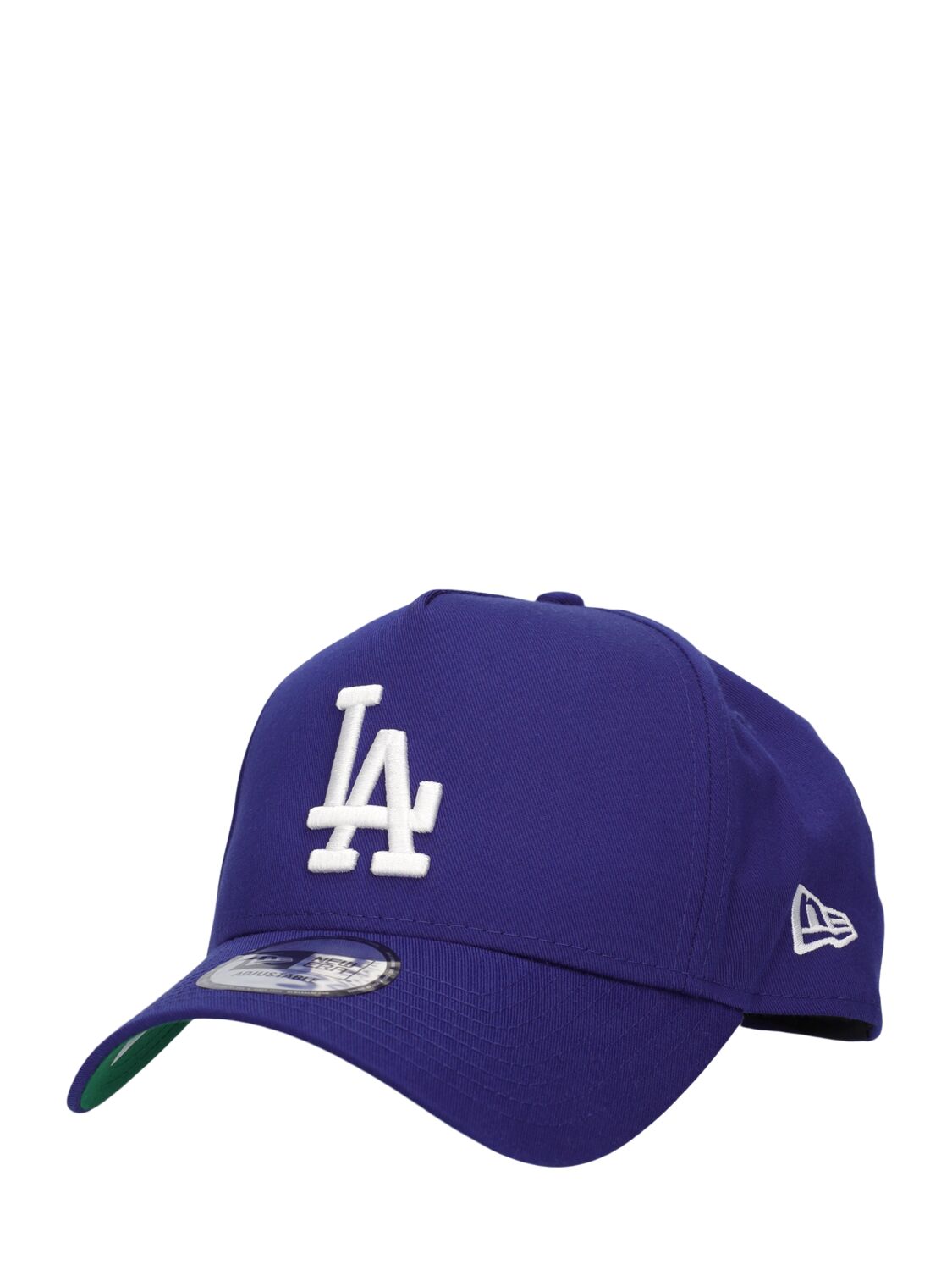 Shop New Era La Dodgers Patch 9forty A-frame Cap In Blue,white