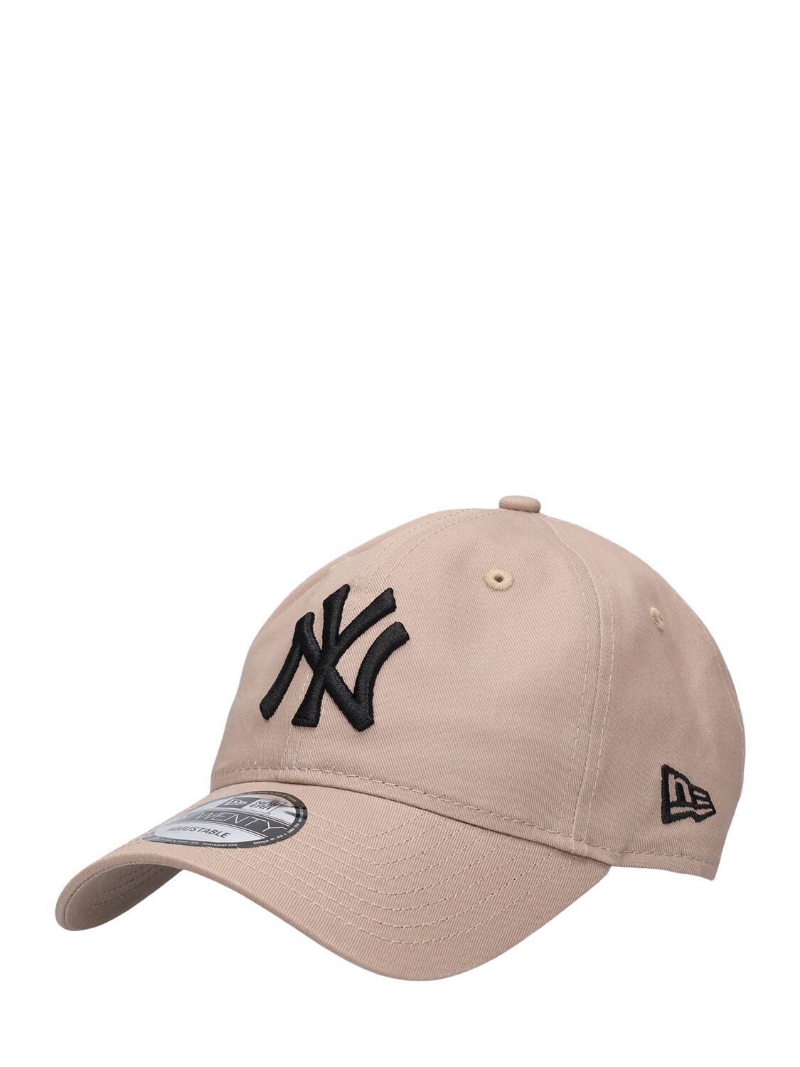Shop New Era Ny Yankees League Essential 9twenty Cap In Beige,black